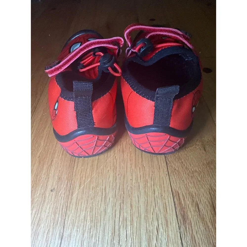 Spider-Man Water Shoes Toddler Boys Sz 11/12 Marvel Ground Up Quick Dry